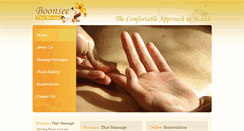 Desktop Screenshot of cathaimassage.com