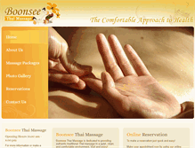 Tablet Screenshot of cathaimassage.com